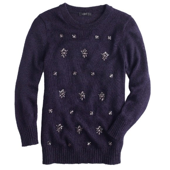 J.Crew - Jeweled Cluster Sweater - Picture 3 of 3